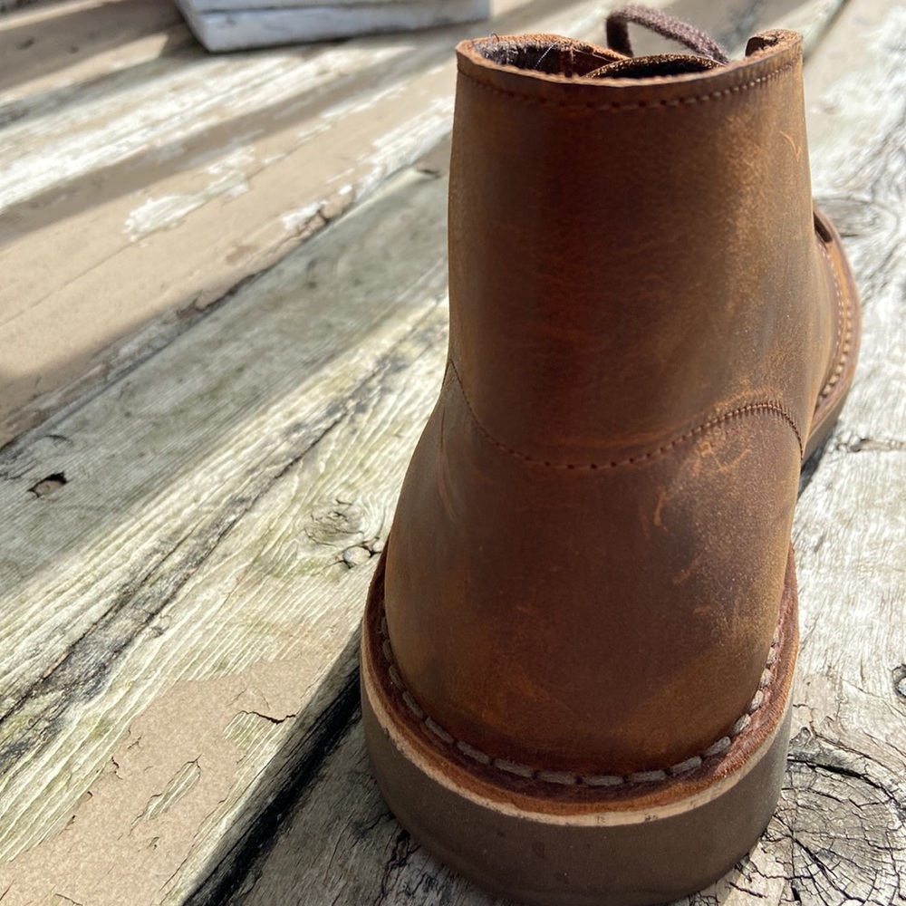 Clark’s Men’s Desert Brown Leather Chukka Shoe/Boot Size 8 Stylish, Gently Worn - Picture 8 of 17